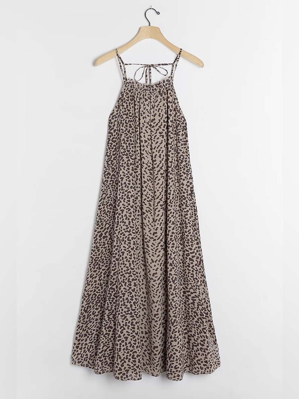 Anthropologie Sundry Leopard Midi Dress Size 1